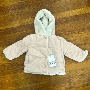 ZARA Girls Quilted Jacket